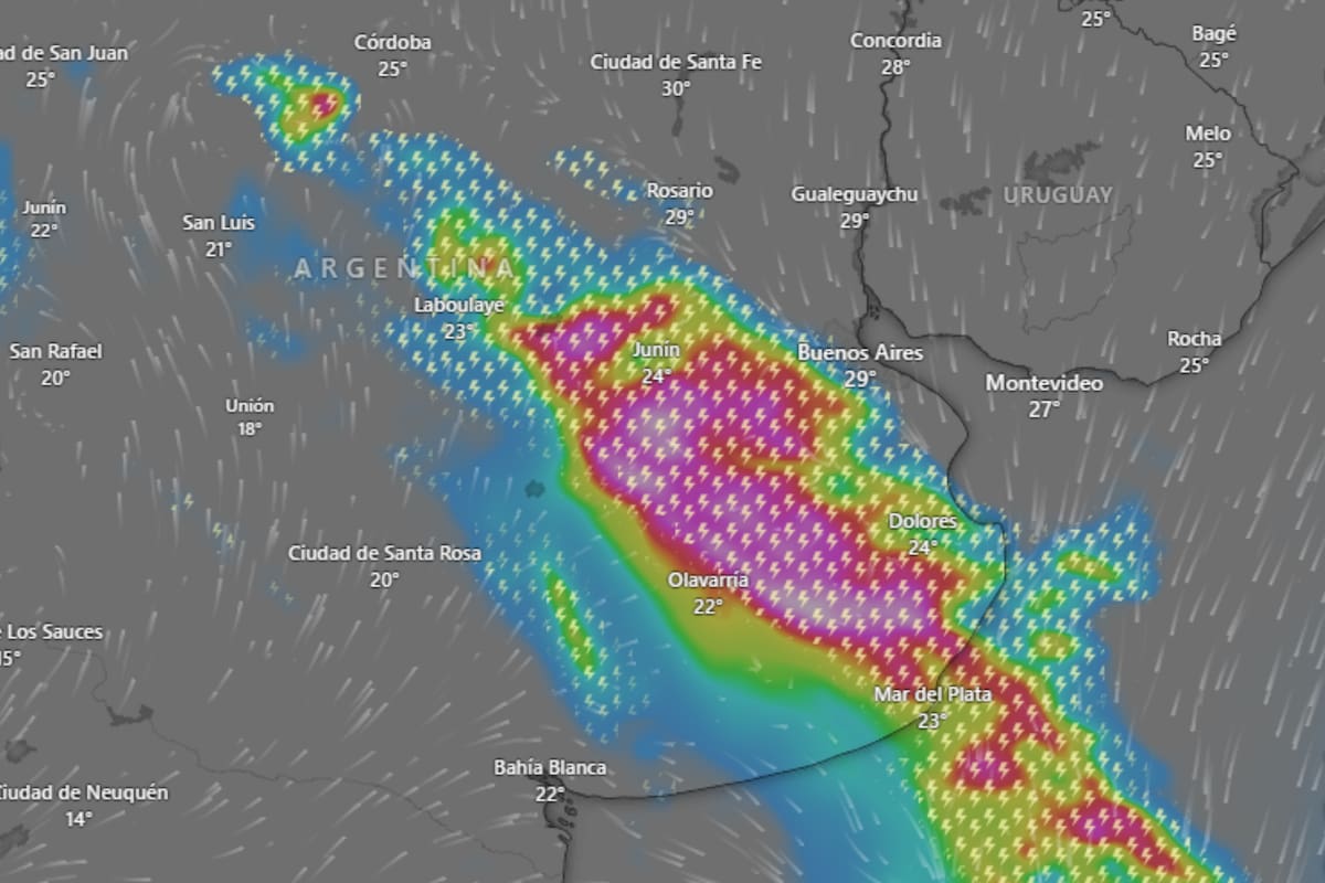 La alerta naranja sobre Buenos Aires seguirá hasta la medianoche de este domingo