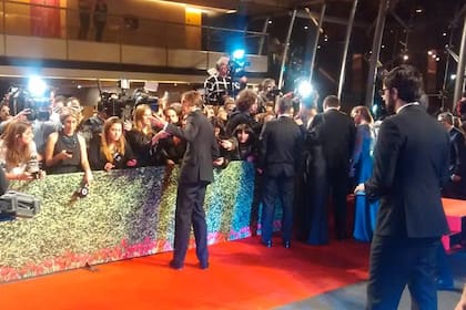 La alfombra roja midió casi 200 metros