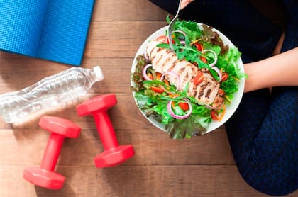 La alimentación saludable y el ejercicio aydan a reducir el estrés