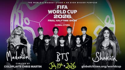La alineación del Halftime para la final del Mundial de la FIFA 2026