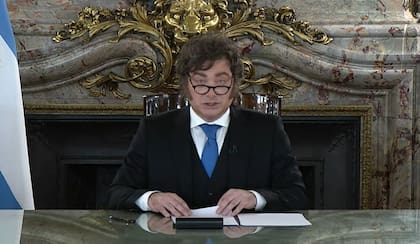 La alocución del mandatario se extendió por 16 minutos