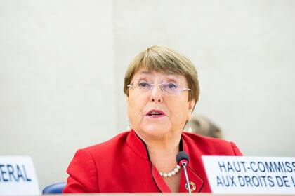 La Alta Comisionada de las Naciones Unidas para los Derechos Humanos, Michelle Bachelet