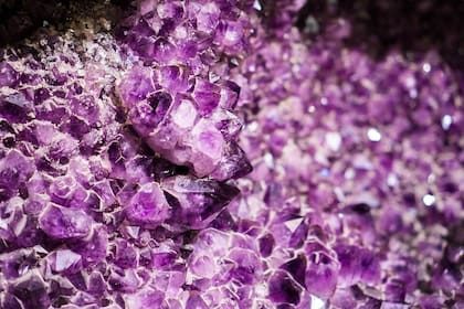 La amatista es uno de los cristales más utilizados.