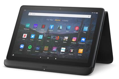 La Amazon Fire HD 10 Plus incluye carga inalámbrica (por contacto)