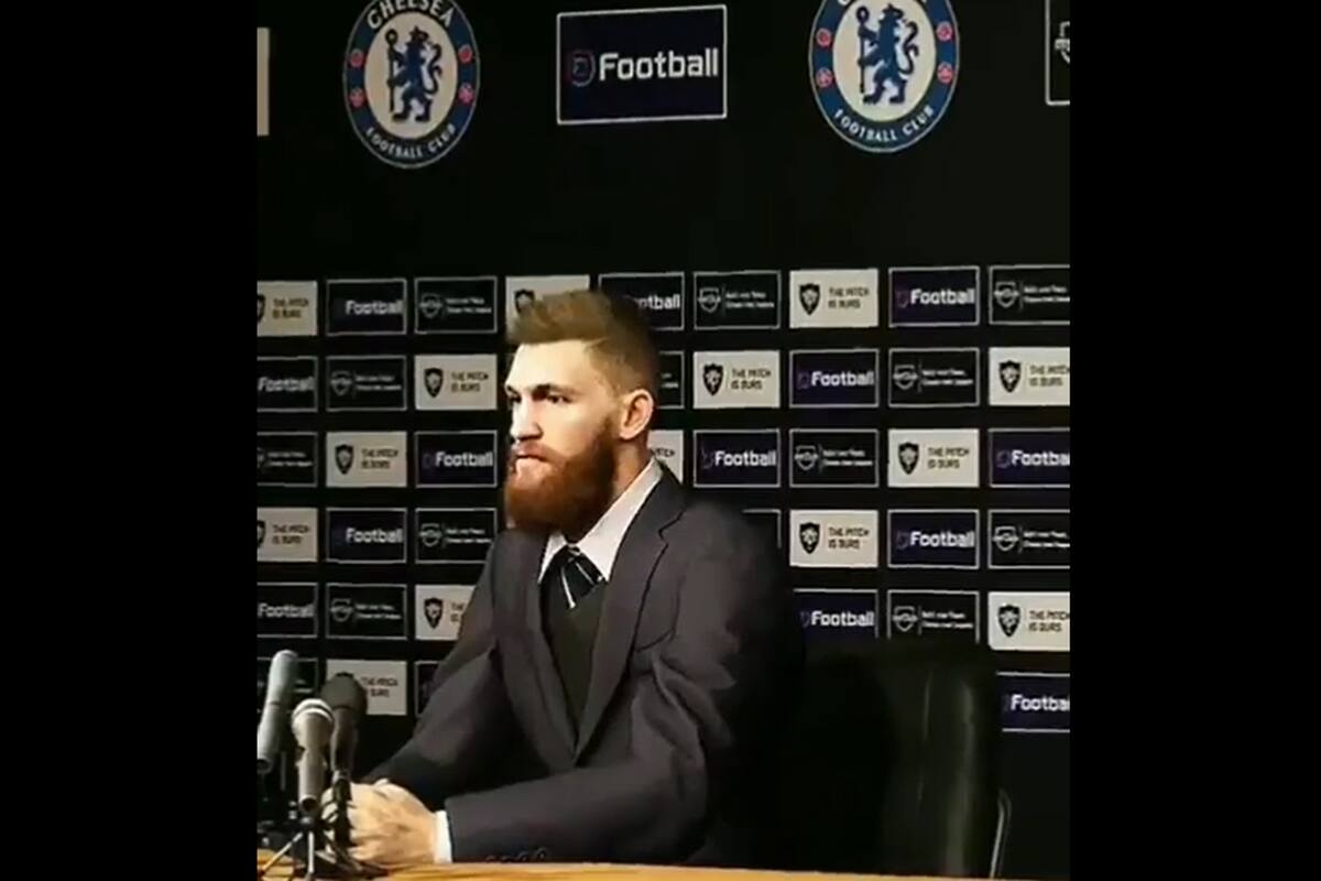 La animación que Conor McGregor subió en redes sociales, en la que fantasea con su futuro como propietario de Chelsea