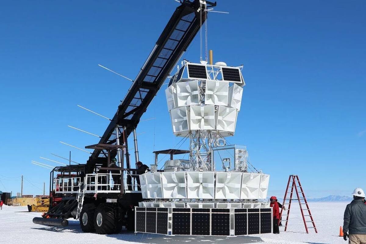 La Antena Transitoria Impulsiva Antártica opera desde 2006 en el Polo Sur