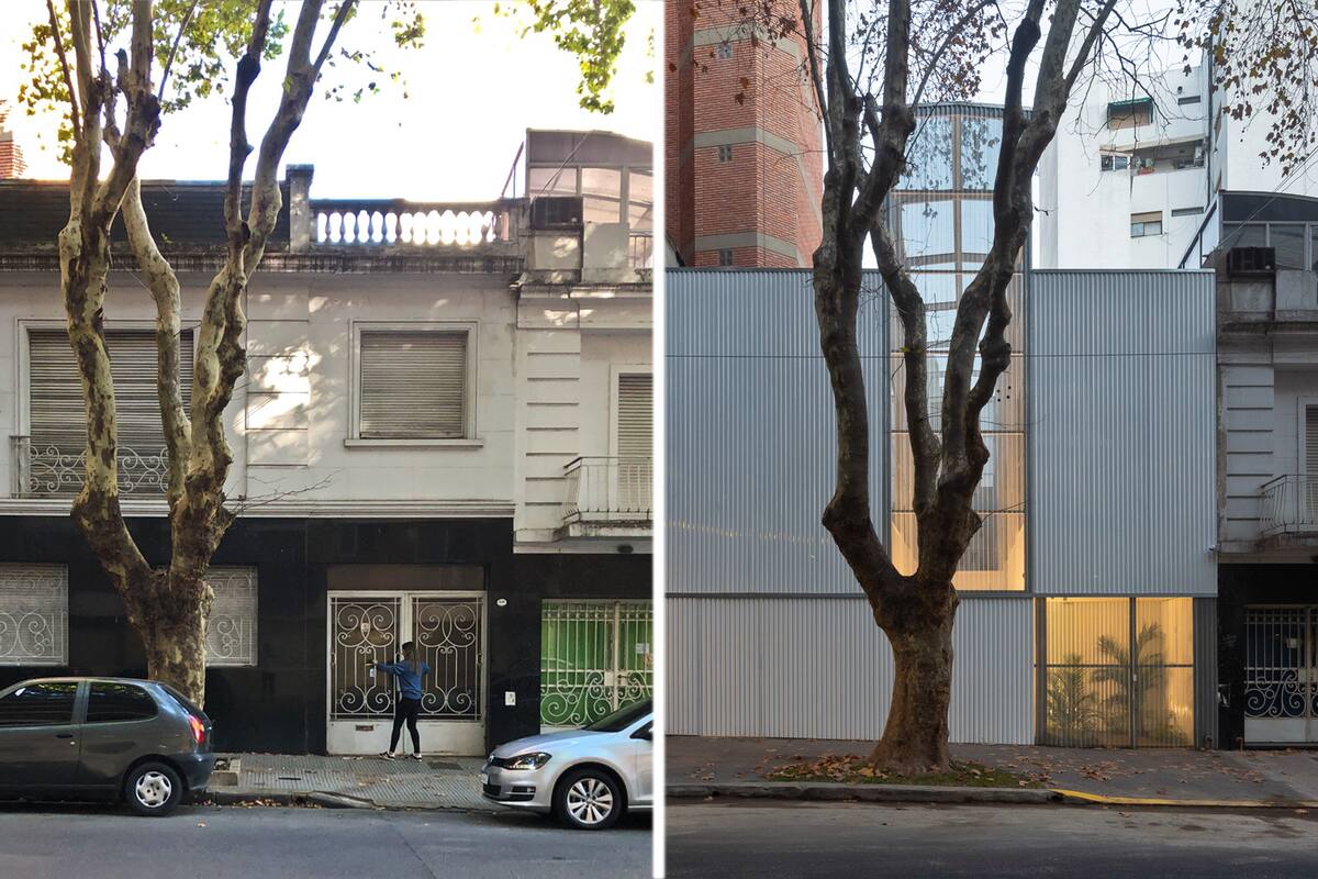 La antigua casa familiar de la calle Guayaquil, en Caballito, se transformó en una clínica veterinaria y el proyecto es finalista en un premio internacional de arquitectura