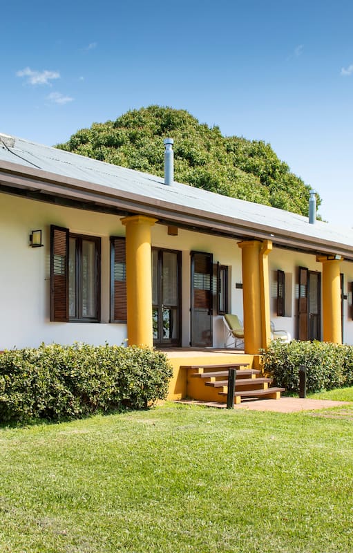 La antigua mayoría de Estancia Puerto Valle hoy es hotel de primer nivel.