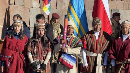 La antorcha de los Juegos Sudamericanos, de Tiwanaku a Santa Fe