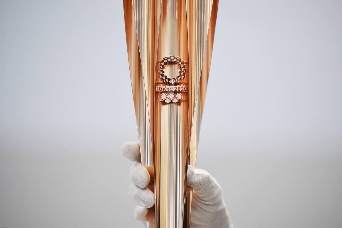 La antorcha, inspirada en la flor de cerezo
