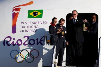 La antorcha olímpica llegó a Brasil