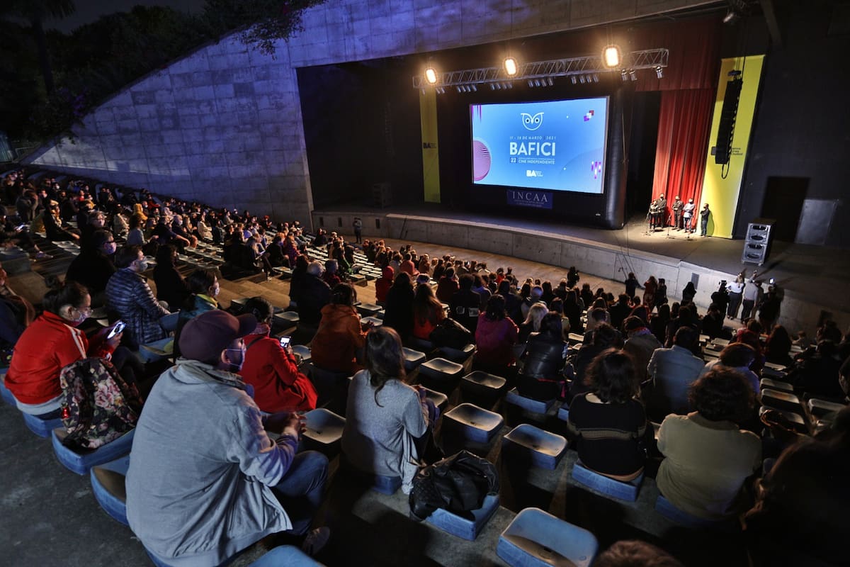La apertura del Bafici se llevó a cabo en el anfiteatro del Parque Centenario