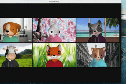 La aplicación de videollamadas Zoom ahora permite reemplazar nuestro rostro por el de un animalito animado