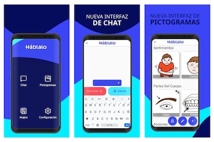 La aplicación permite que personas con dificultades para comunicarse puedan hacerlo