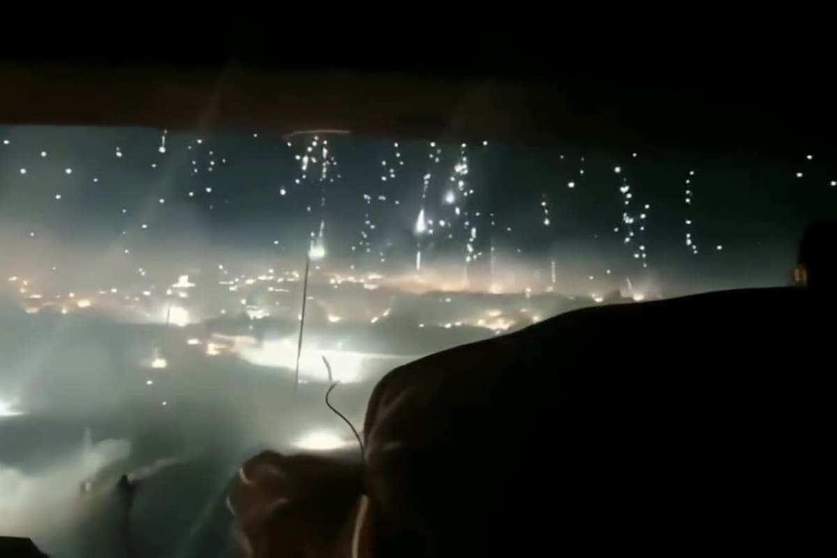 La apocalíptica escena que dejó un ataque incendiario lanzado por las tropas rusas