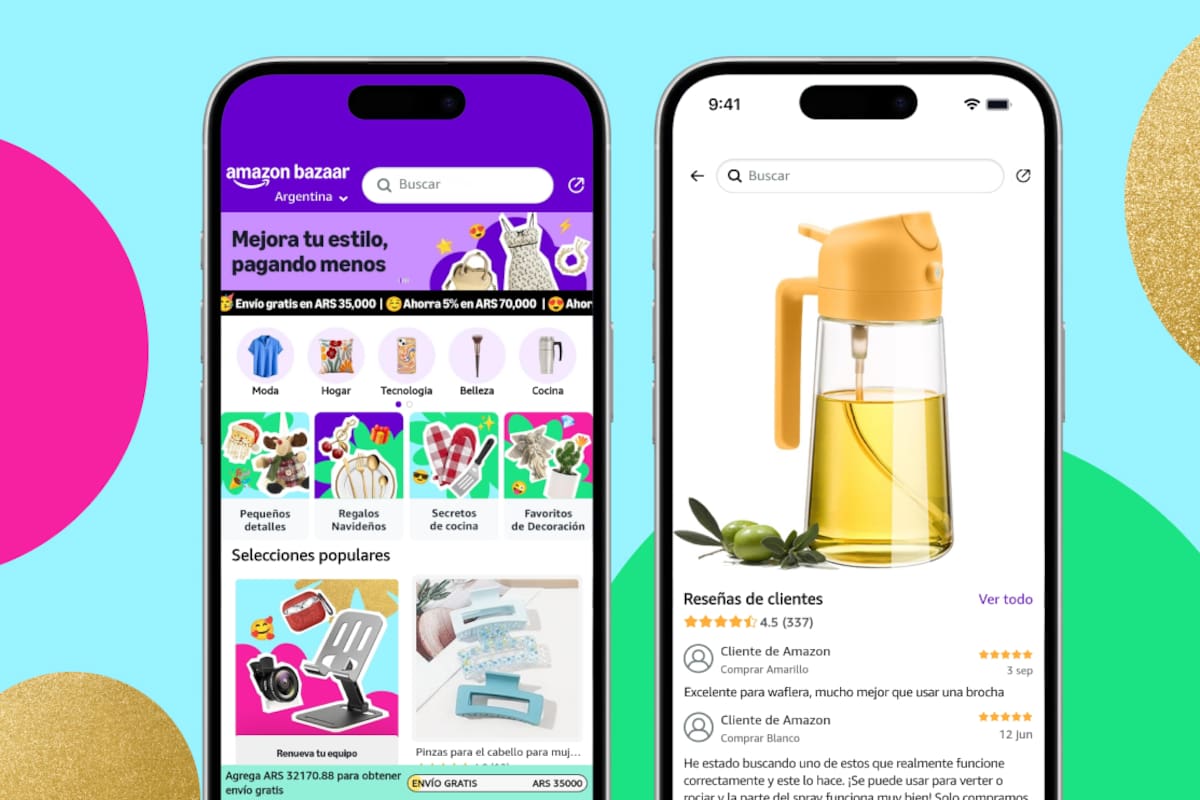 La app Amazon Bazaar ya está disponible en la Argentina