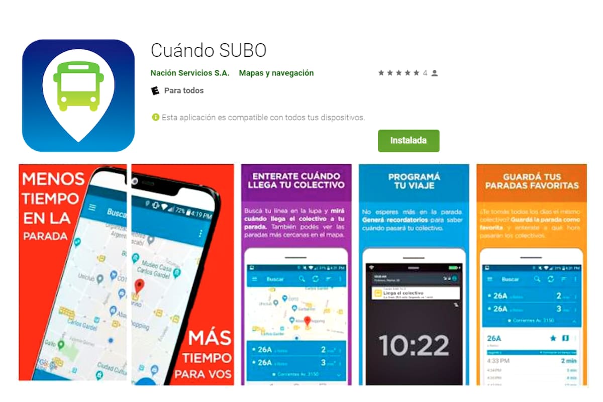La app de "Cuando Subo"