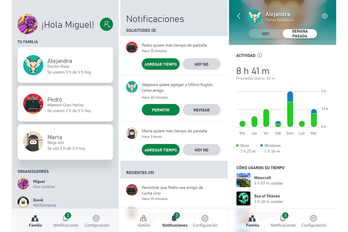 La app de control parental de Microsoft permite supervisar el tiempo que los chicos (y los grandes) le dedican a la consola