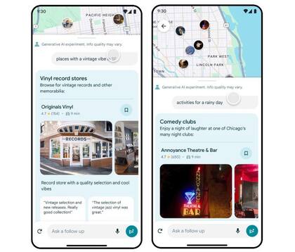 La app trabaja hace un tiempo con IA generativa conversacional para descubrir lugares