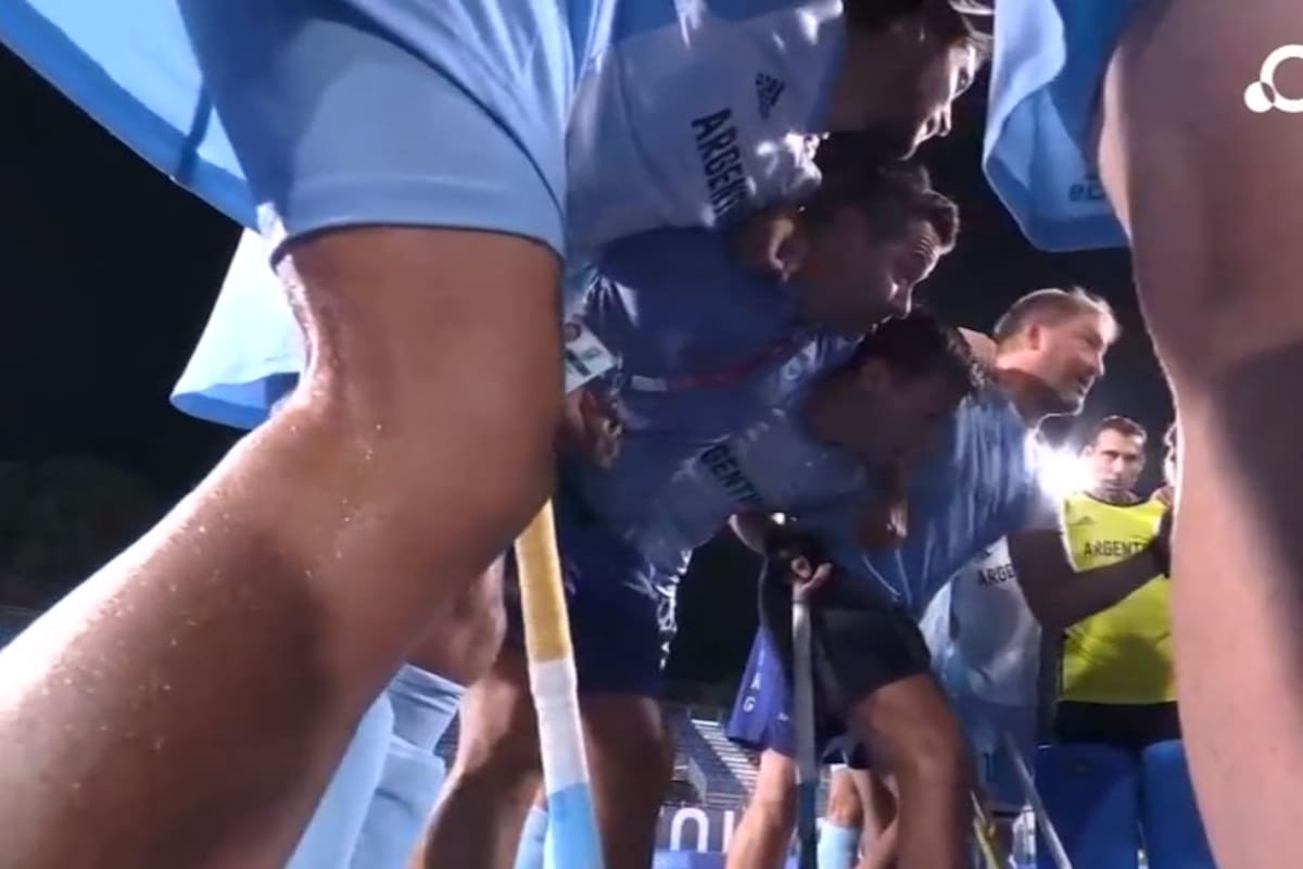 La arenga de Retegui tras el triunfo.