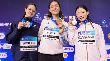 La argentina Agostina Hein ganó el oro en el Mundial Juvenil, superando a la británica Amalie Smith y a la japonesa Shuna Sasaki