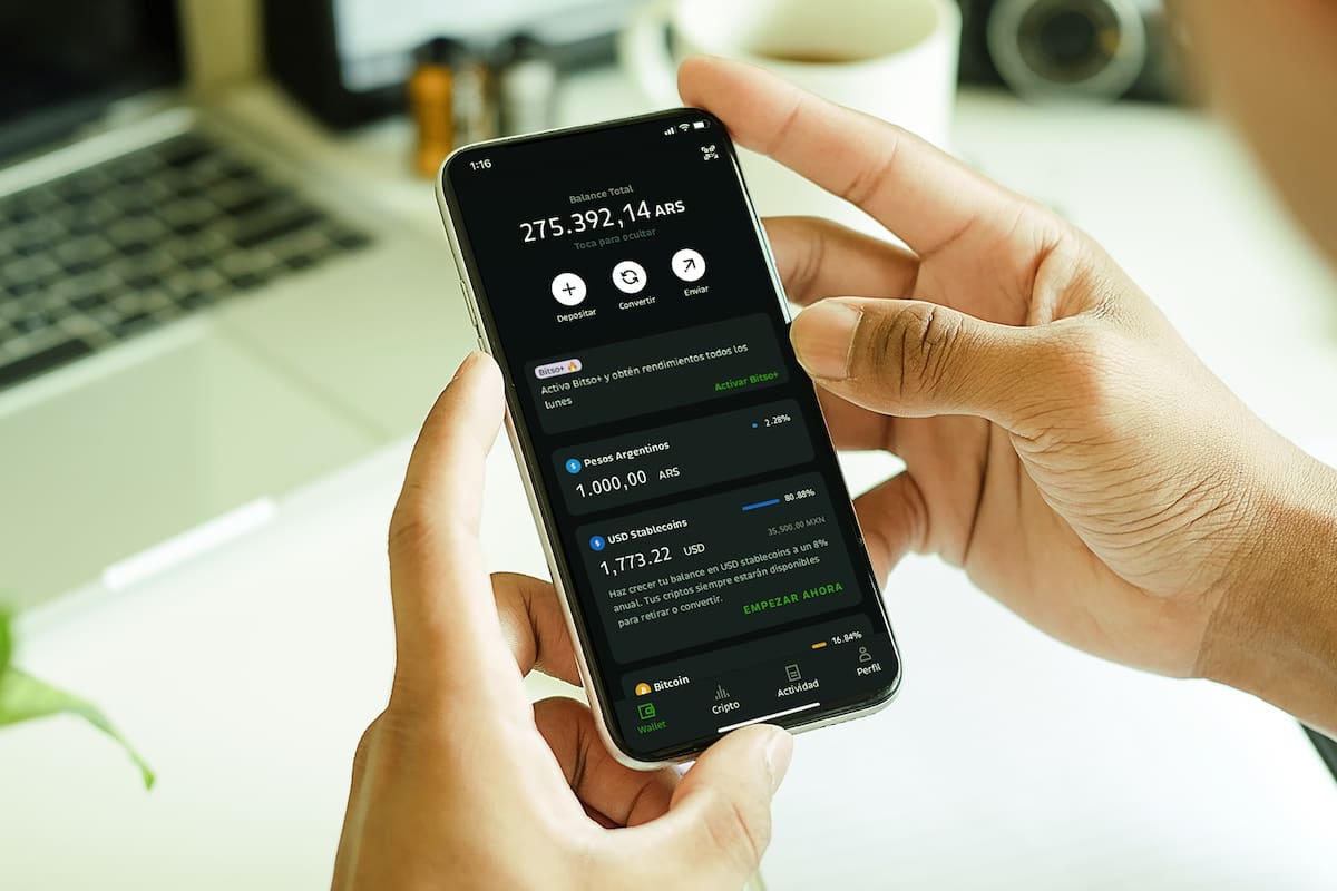 La Argentina es el segundo país con mayor compra y tenencia de dólares cripto, según Bitso