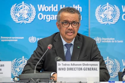 La Argentina ingresó en mayo de 2019 al grupo de 36 países que la OMS certificó libres de malaria y también era parte del Comité Directivo de ese organismo mundial; en la foto, Tedros Adhanom Ghebreyesus, director general de la OMS