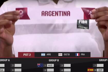 La Argentina integrará el Grupo C del torneo de básquetbol de los Juegos Olímpicos