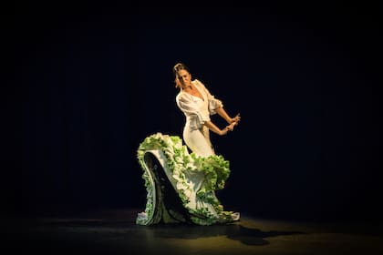 La argentina, Natalia Meiriño, viviendo su pasión. - Foto: Carlos Villamayor