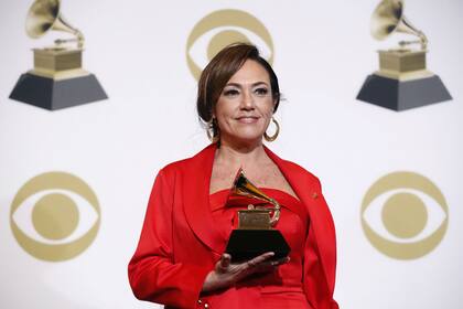 La argentina se impuso en la categoría Mejor álbum de pop latino, en la que también estaban nominados Carlos Vives, Natalia Lafourcade, Pablo Alborán y Raquel Sofía