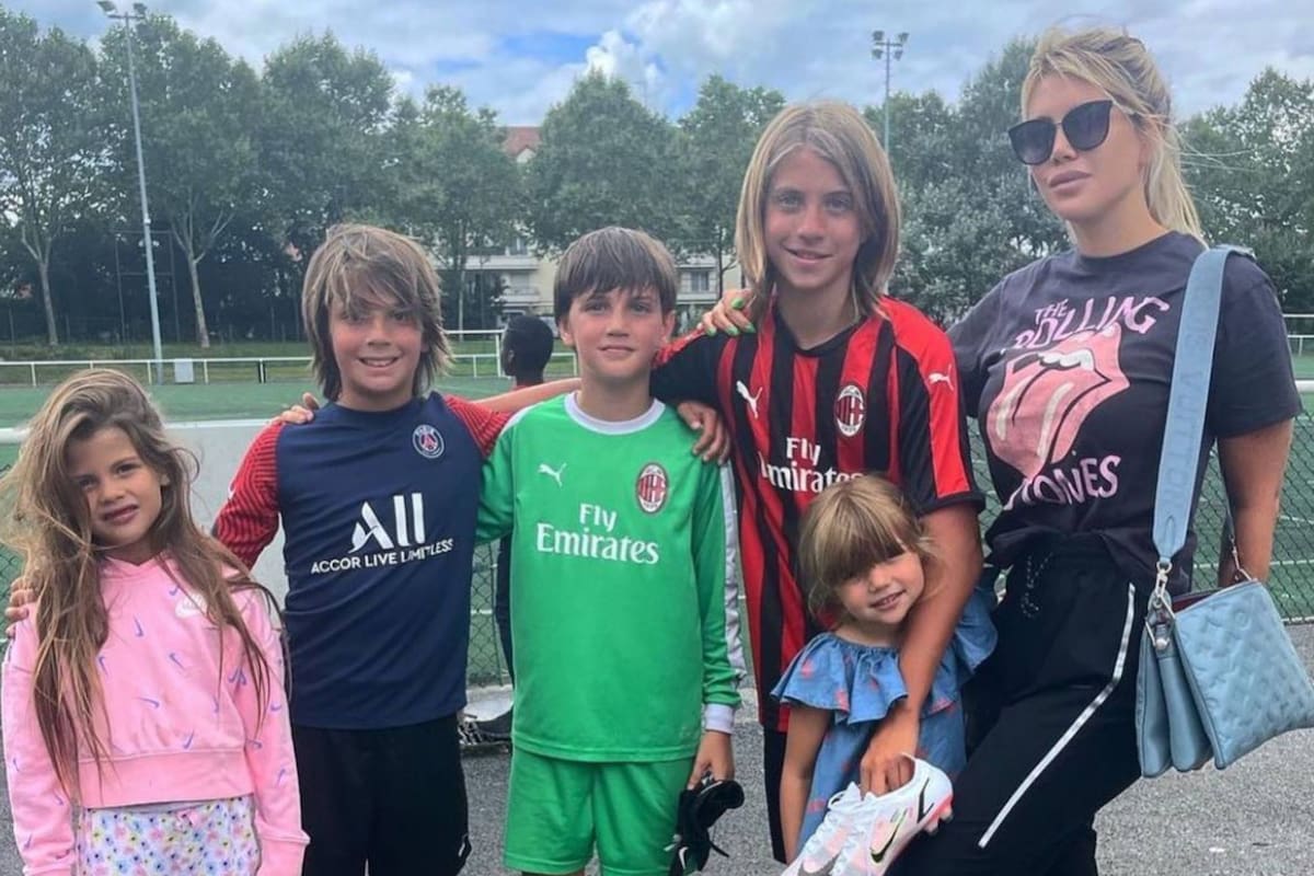 La argentina se muestra muy compinche con sus hijos (Foto: Instagram/@wanda_nara)