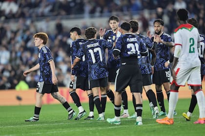 La Argentina terminaría goleando 7-0 a los chicos de Burkina Faso