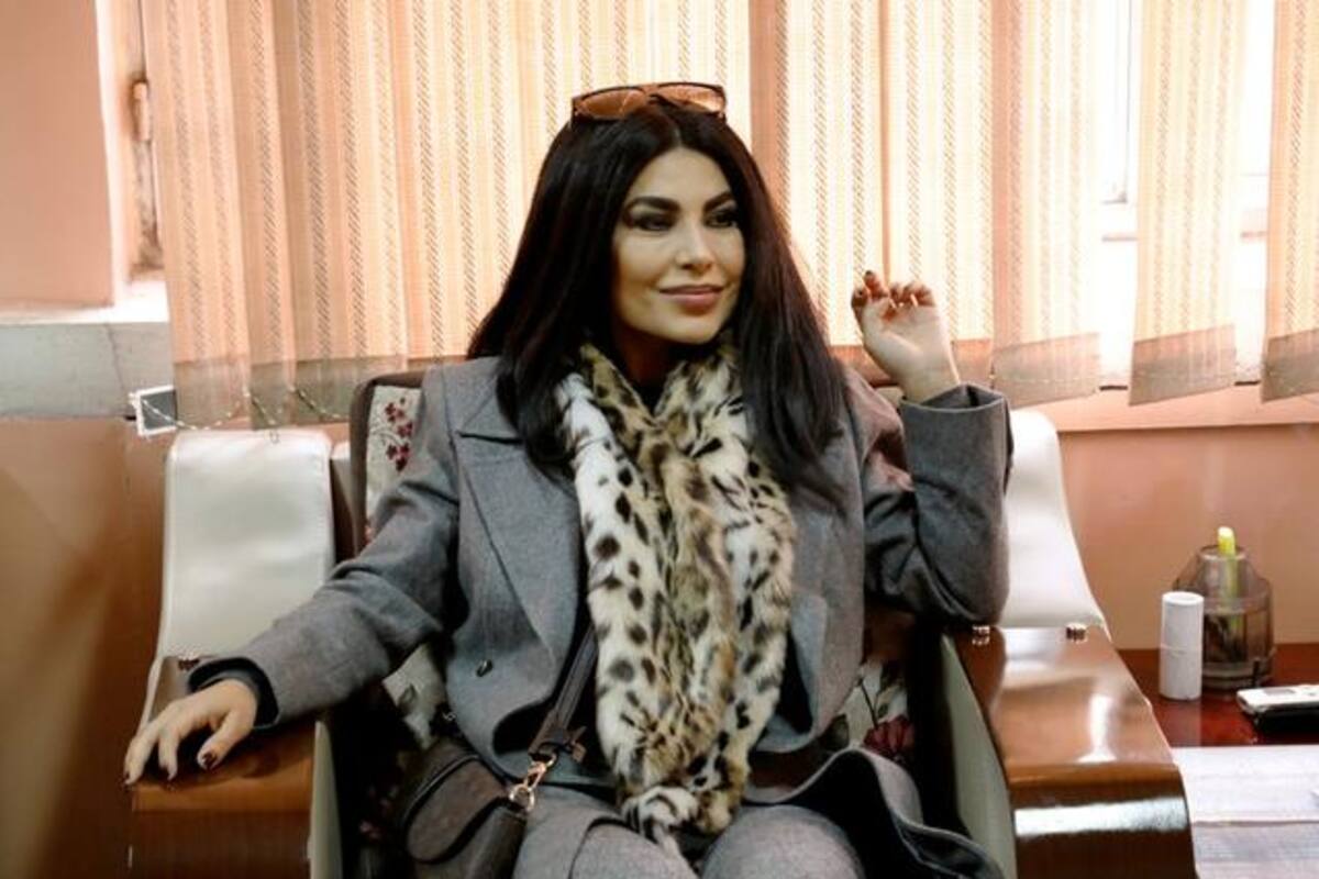 La artista afgana logró salir del país