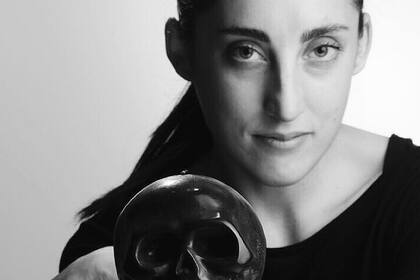 La artista Geraldine Cunto