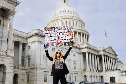 La artista lleva adelante una fuerte campaña contra el abuso infantil