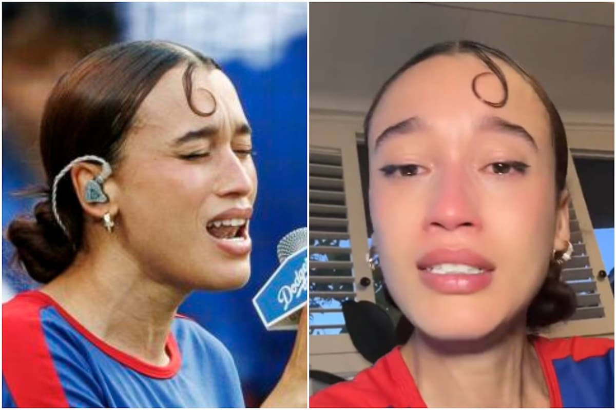 La artista Nezza habló después de su emotiva interpretación del himno estadounidense en su versión en español