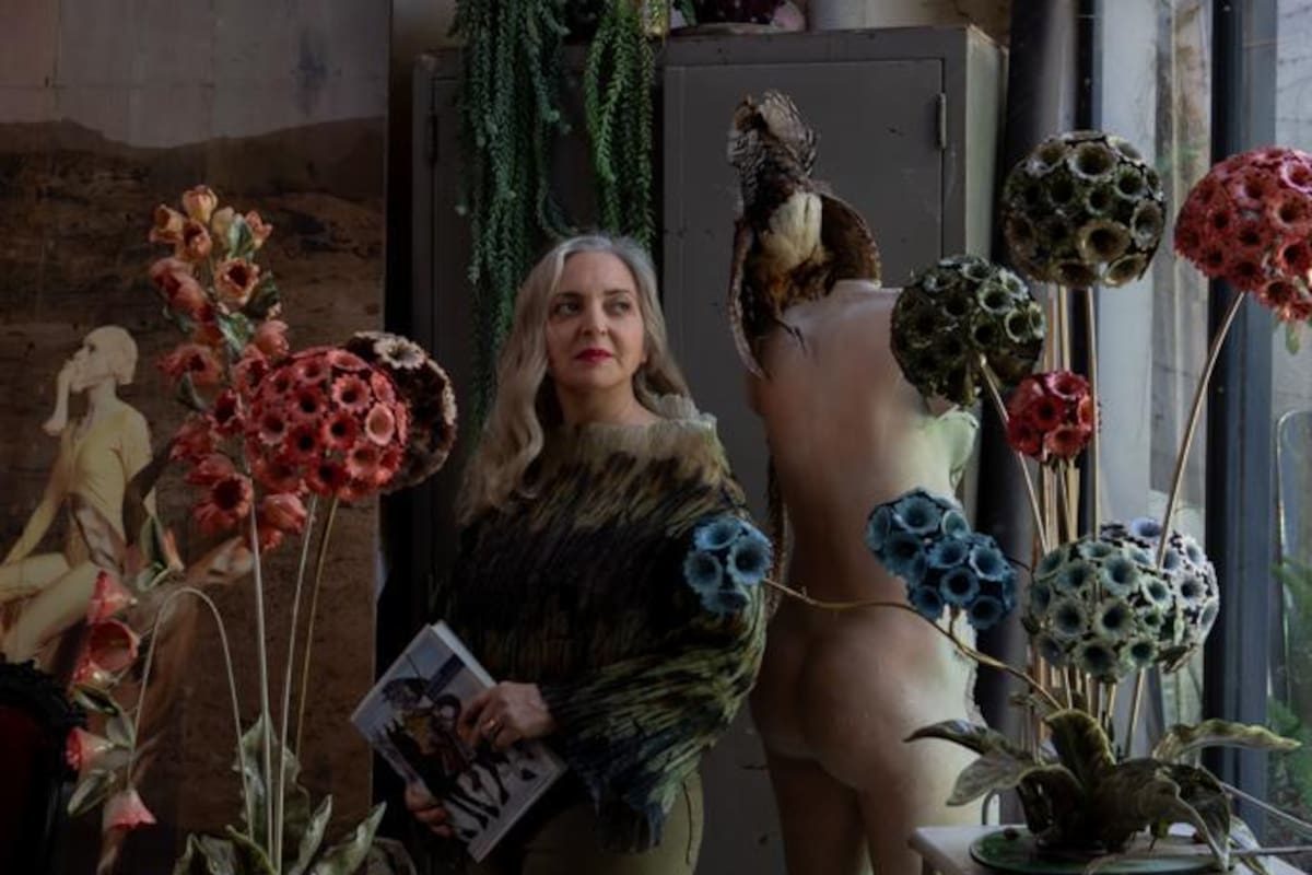 La artista Nicola Costantino