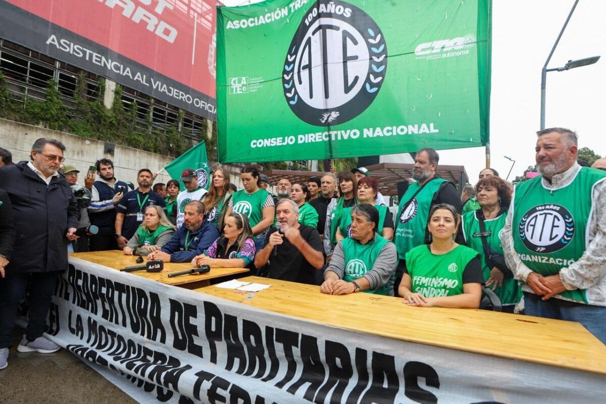 La asamblea de ATE. Foto: prensa
