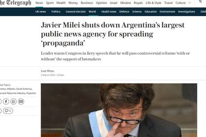 La Asamblea Legislativa de Milei en The Telegraph