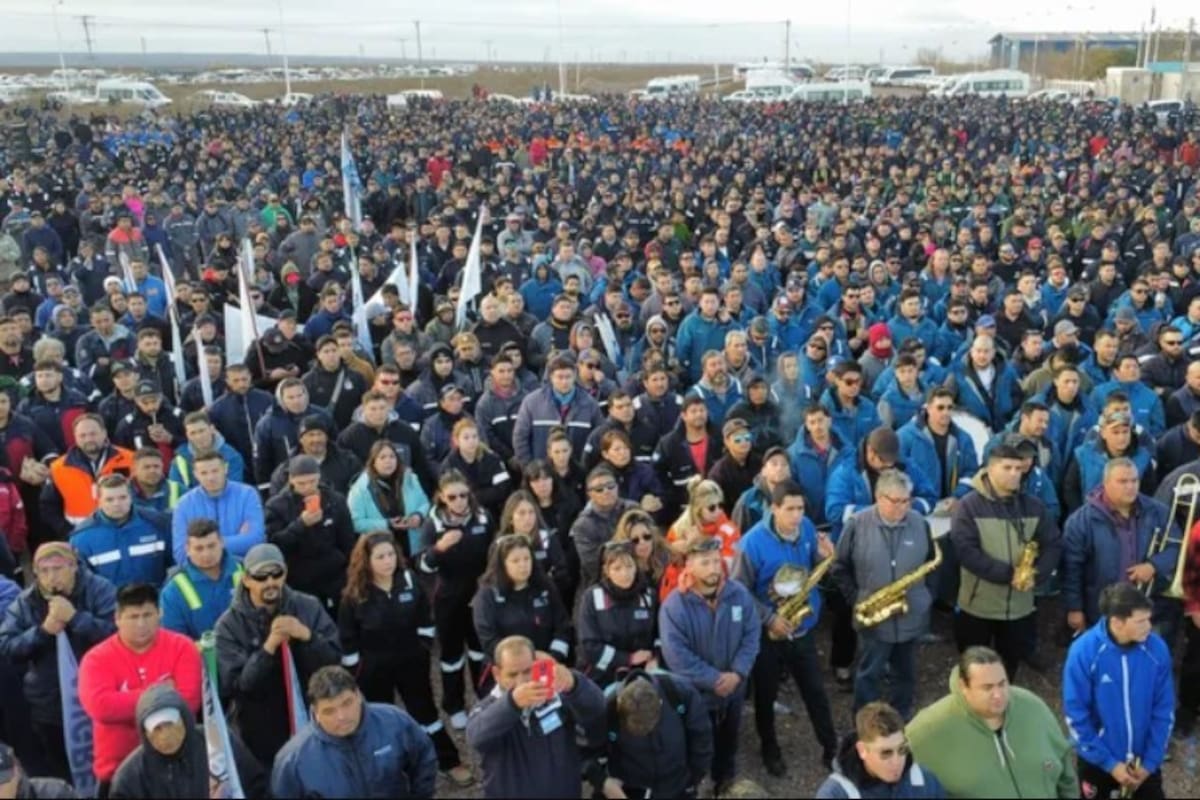 La asamblea que paralizó la producción en Vaca Muerta