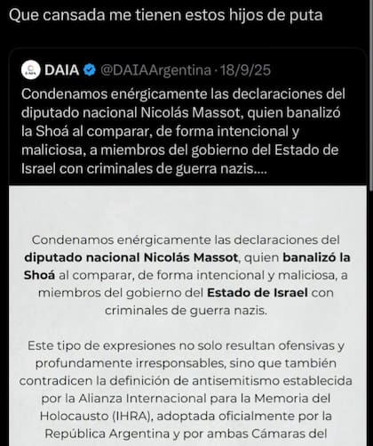 La Asociación de Pádel Argentino apartó de la delegación nacional a Florencia Guerra Sodero por comentarios antisemitas.