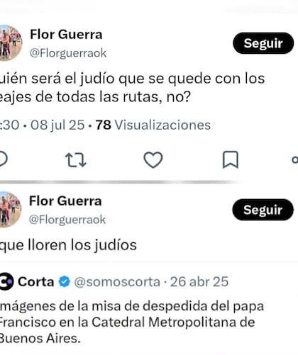 La Asociación de Pádel Argentino apartó de la delegación nacional a Florencia Guerra Sodero por comentarios antisemitas.