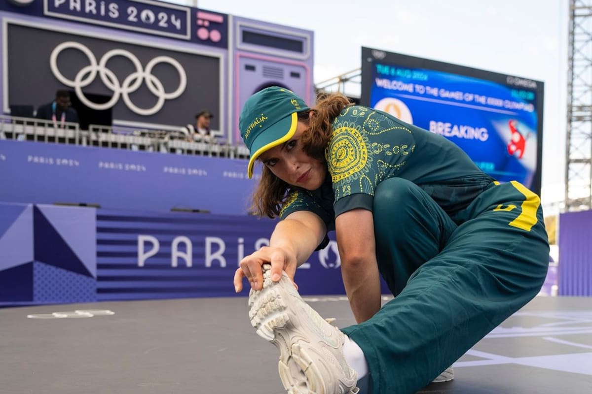 La atleta olímpica Rachel Gunn debutó en los Juegos este año.