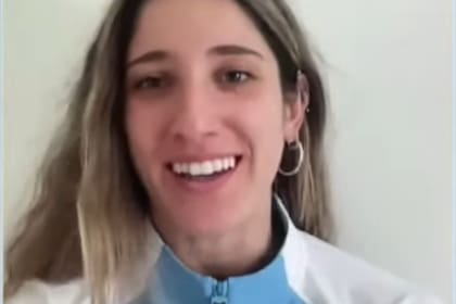 La atleta reflejó sus esperanzas de cara a la competición