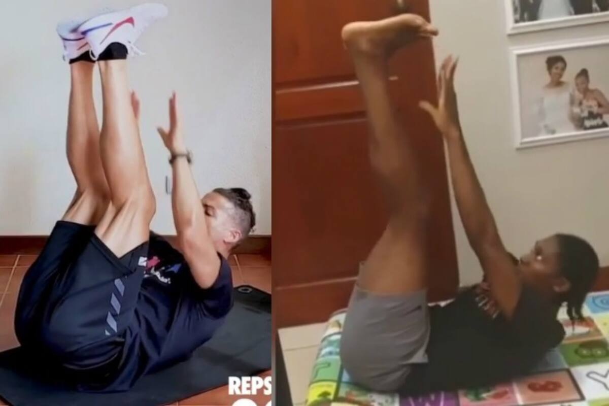 La atleta sudafricana superó a Cristiano Ronaldo en el desafío que el portugués propuso a través de su cuenta de Instagram