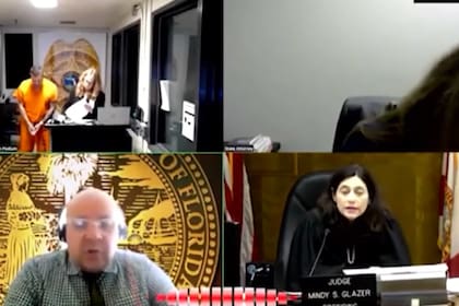 La audiencia contó con un traductor para que los argentinos y la jueza pudieran comunicarse