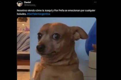 La audiencia destacó el llanto del jurado (Captura Twitter)