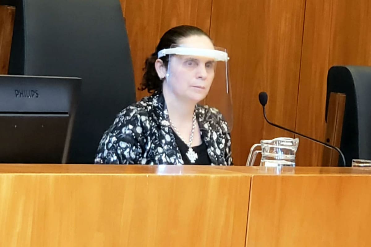 La audiencia es presidida por la jueza María Carolina Castagno
