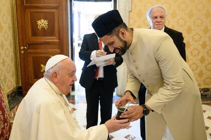 La audiencia privada del Imam Marwan Gill con el Papa en 2022