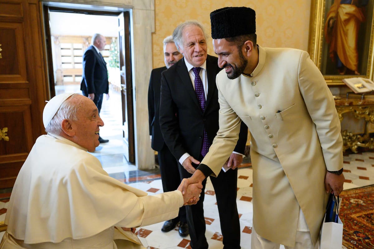 La audiencia privada del Imam Marwan Gill con el Papa en 2022